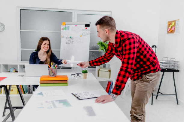 Business people at work agence gentleview. communication digitale lyon