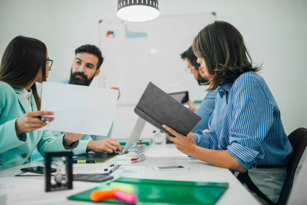 Business people and creative team