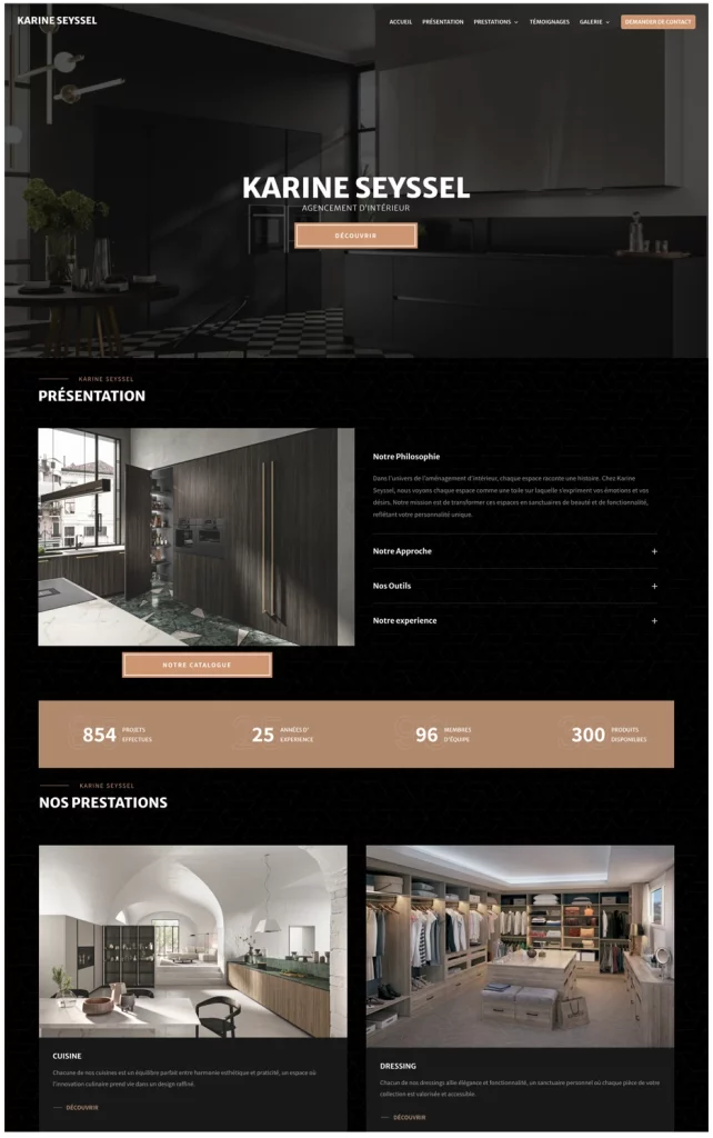 Site Internet Restaurant Lyon 16 Gentleview Site internet Karine Seyssel réalisé par Gentleview