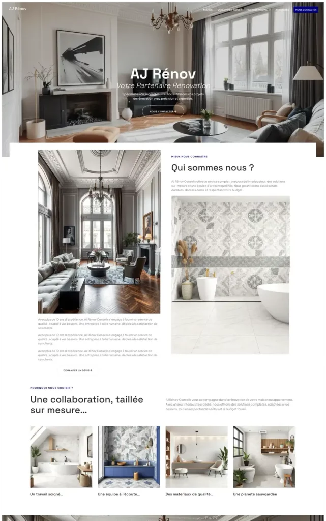 Site Internet Restaurant Lyon 34 Gentleview Site internet rénovation intérieure réalisé par Gentleview